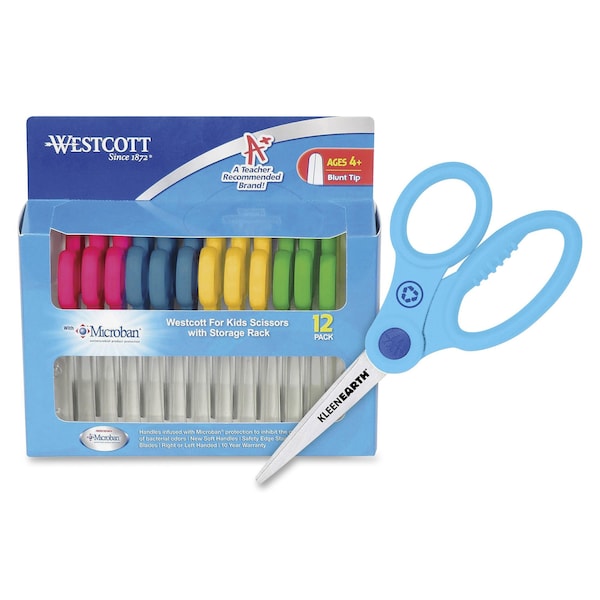 Scissors, Teachers Bulk 12Pack Display - 14606 With Anti-Microbial