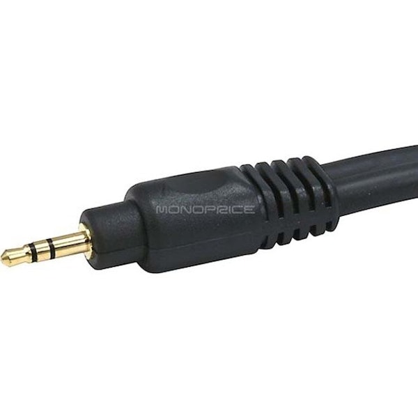 A/V Cable, 3.5mm(M)/2 RCA(M),35ft