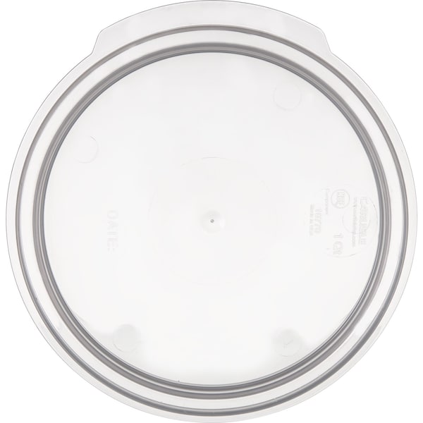 Rnd Container Lid,1 Qt.,Translucent,PK12