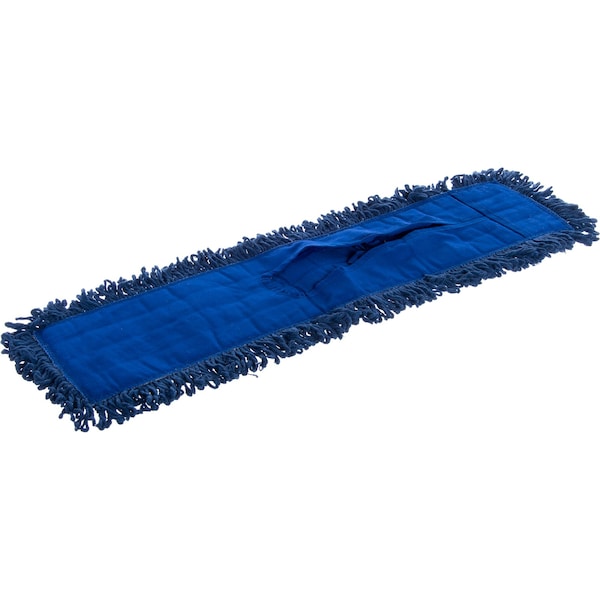 5 In X 24 In Launderable Dust Mop, Blue,PK12
