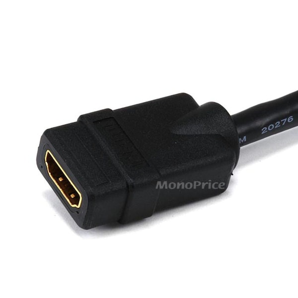 HDMI Port Saver,Black,8 In,28AWG