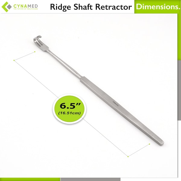 Ridge Shaft Retractor,6.5,B/B,2-Prong