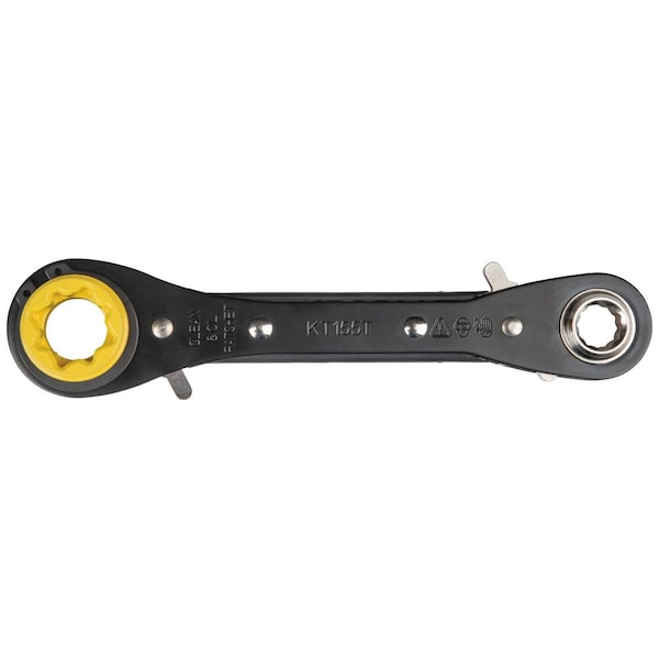 6-in-1 Lineman's Ratcheting Wrench
