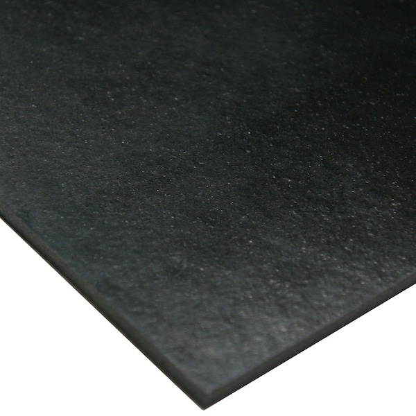 Neoprene Sheet - 50A - Smooth Finish - Adhesive Backing - 0.093 T X 12 W X 24 L - Black