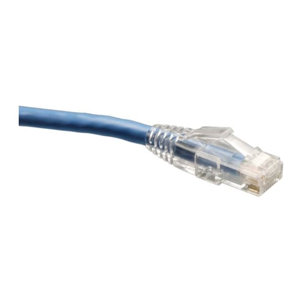 Cat6 Cable,Solid Conductor,Blue,150ft