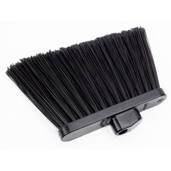 Angle Broom Flagged Bristle,56,Blk,PK12