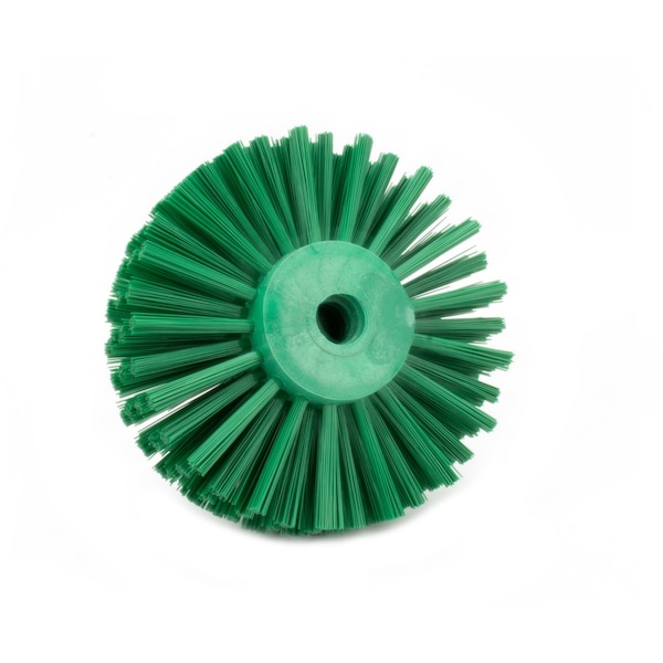 6 In W Pipe And Valve Brush, Green, Polypropylene
