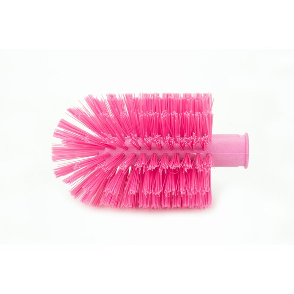 4 In W Pipe And Valve Brush, Pink, Polypropylene