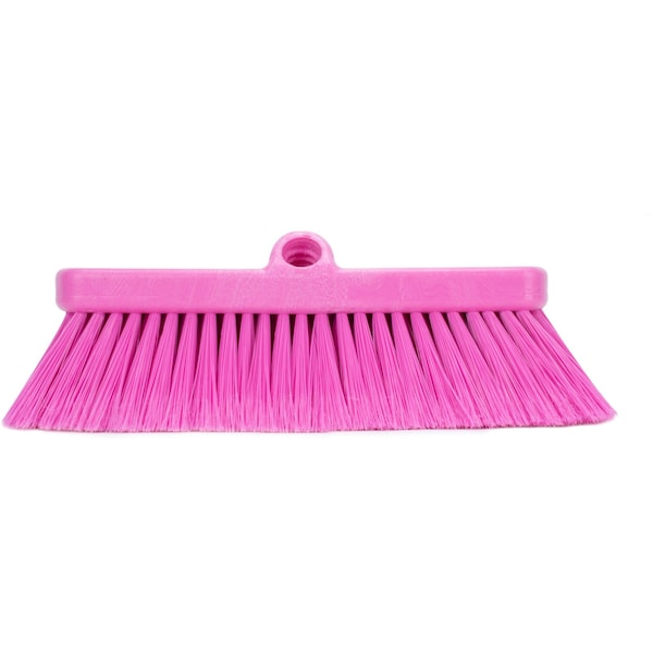 2.5 In W Flo-Thru Brush, Pink, Polypropylene