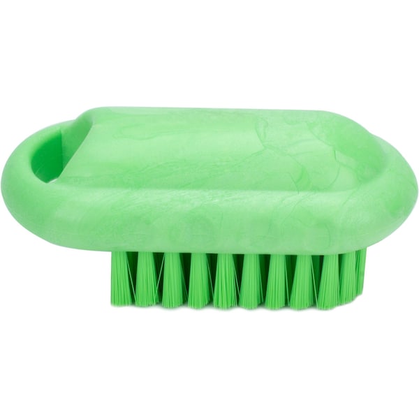 2.25 In W Hand And Nail Brush, Lime, Polypropylene