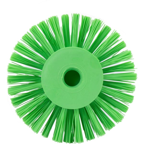 5 In W Pipe And Valve Brush, Lime, Polypropylene