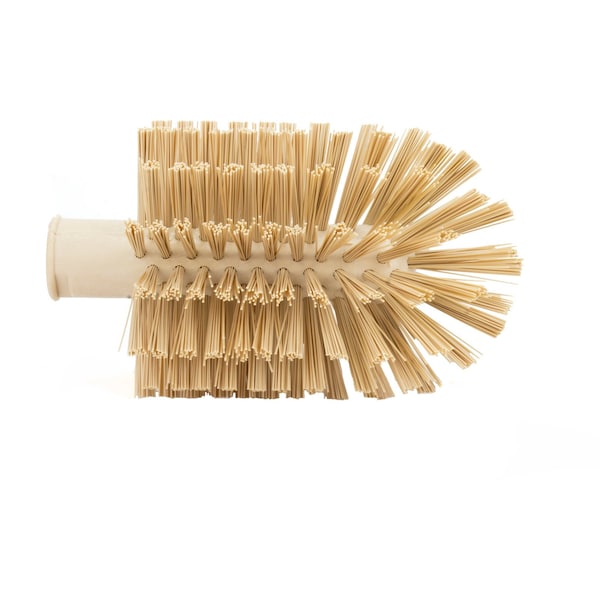 4 In W Pipe And Valve Brush, Tan, Polypropylene