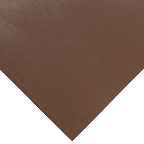 Silicone Sheet - 50A - Smooth Finish - No Backing - 0.032 Thick X 36 Width X 120 Length - Brown