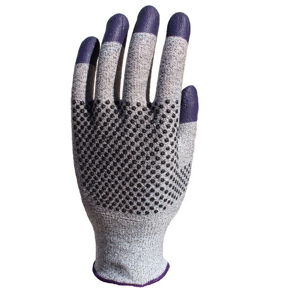 Cut Resistant Coated Gloves, 3 Cut Level, Nitrile, L, 1 PR