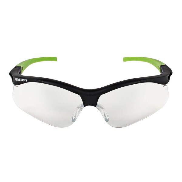 Safety Glasses, Wraparound I/O Polycarbonate Lens, Scratch-Resistant