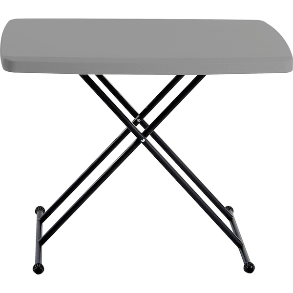 Rectangle IndestrucTableÃâÃÂ® Classic Folding Table, Charcoal - 30 X 20 Personal, Charcoal