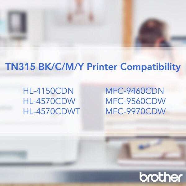 Remanufactured Compatible Toner For TN315M,Magenta,3.5K Pages