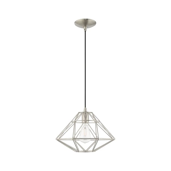 Geometric Shade Mini Pendants 1 Light Br