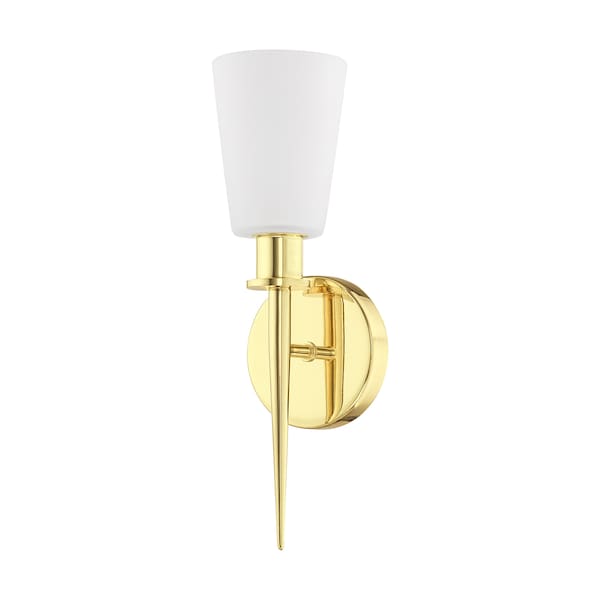 Witten 1 Light Polished Brass ADA Wall S