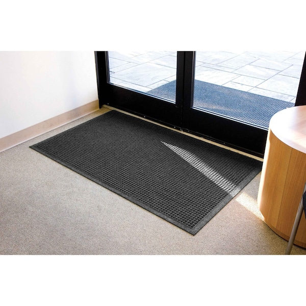 Ecoguard Indoor Wiper Floor Mats, Charcoal Gray, 48 W X 72 L