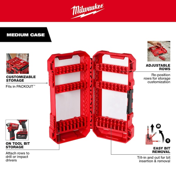 Customizable Medium Case For Impact Driver Accessories