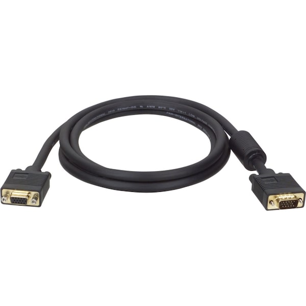 Coax Cable,VGA,HD15 M/F,Monitor,RGB,75ft