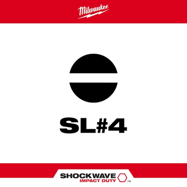 Shockwave 2 Impact Slotted 7/64 Power Bits (25PK)