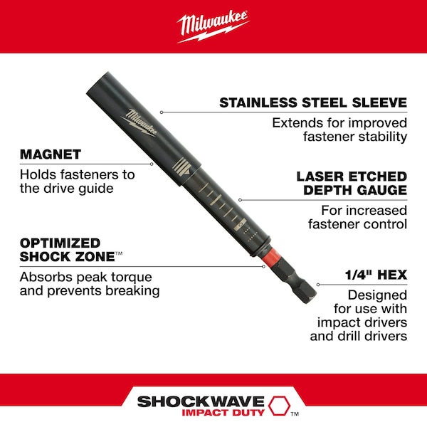 SHOCKWAVE 6 IMPACT MAGNETIC DRIVE GUIDE