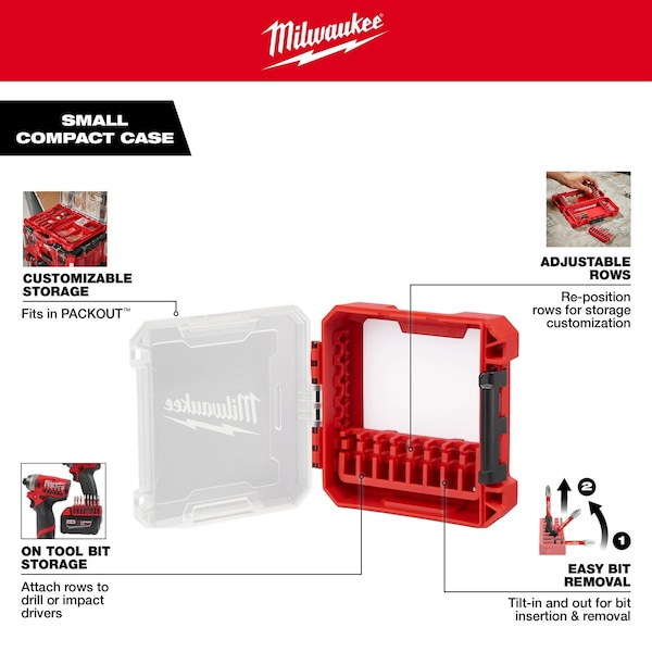 Customizable Small Compact Case For Impact Driver Accessories