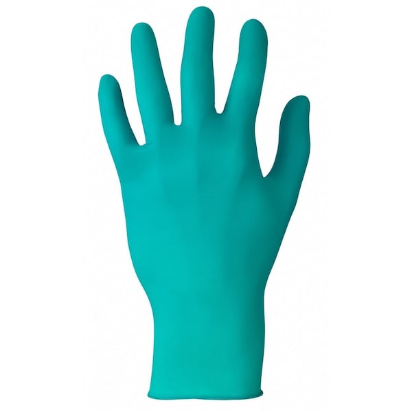 TouchNTuff, 9 1/2 In Chemical Resistant Gloves, Nitrile, Powder-Free, Medium (8), 5 Mil, 100 Pack