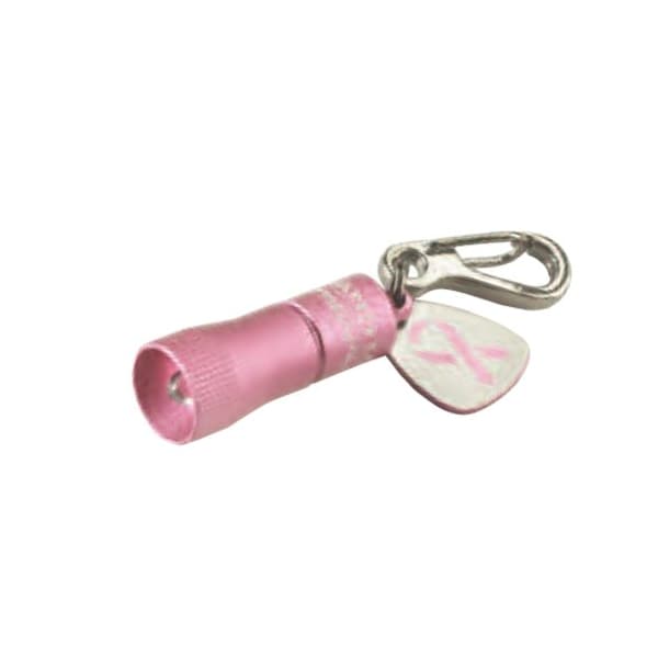 Industrial Keychain Flashlight,LED,Pink