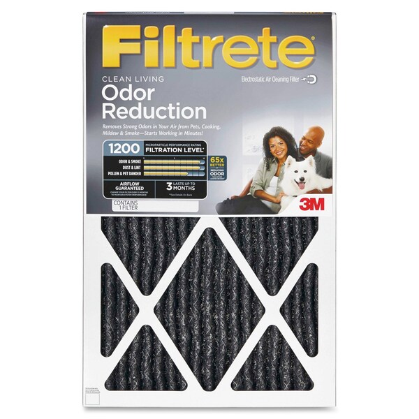 Home Odor Reduction Filter, 4 PK