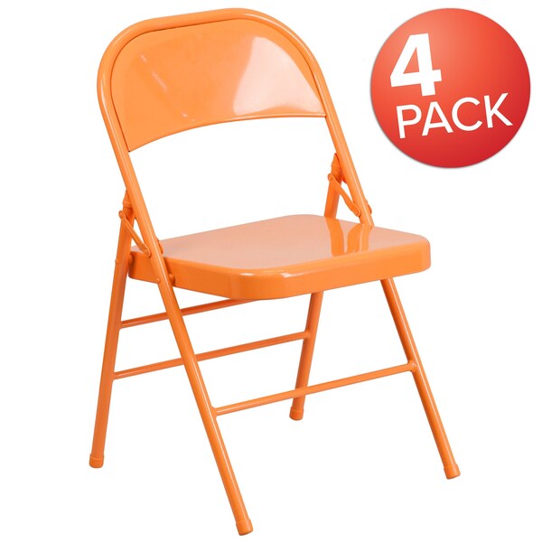 Orange Marmalade Folding Chair