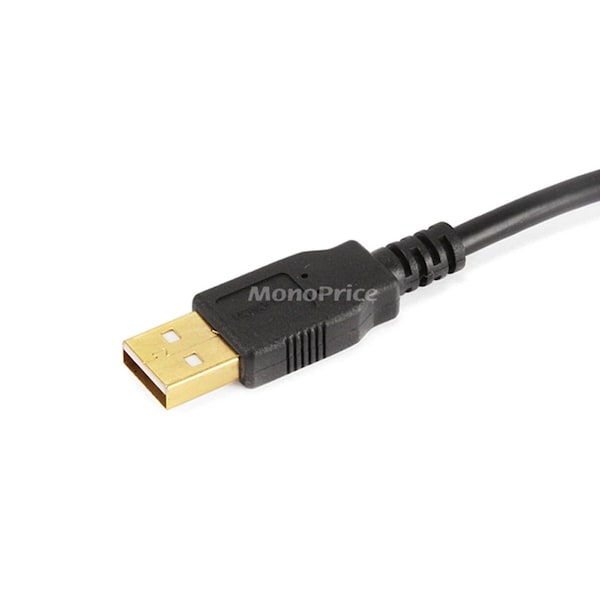 USB 2.0 Cable,3 Ft.L,Black