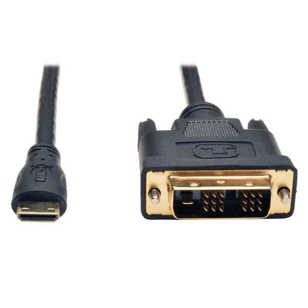 Mini HDMI To DVI Cable,DVI-D M/M,10ft