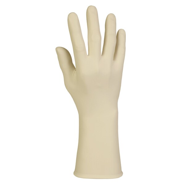 Disposable Gloves, Latex, Beige, 200 PK