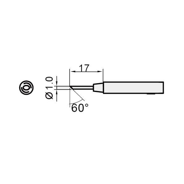 Knife Replc. Tip For SS206EU And SS207EU