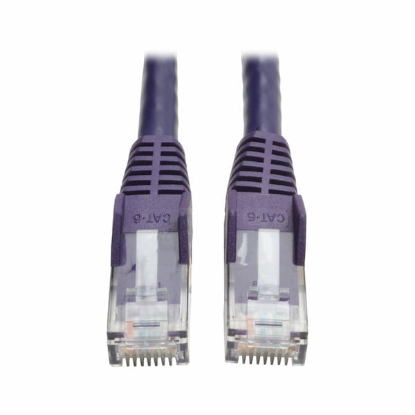 Cat6 Cable,Snagless,Molded,Purple,5ft