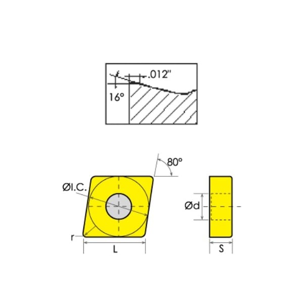 CNMM-644-DR Coated Carbide Insert