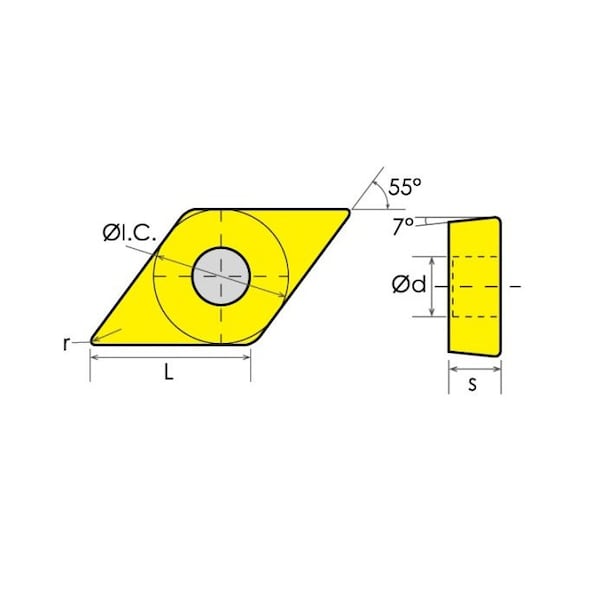 DNMA-443 Coated Carbide Insert