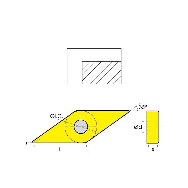 VNMS-332 C-5 Carbide Insert