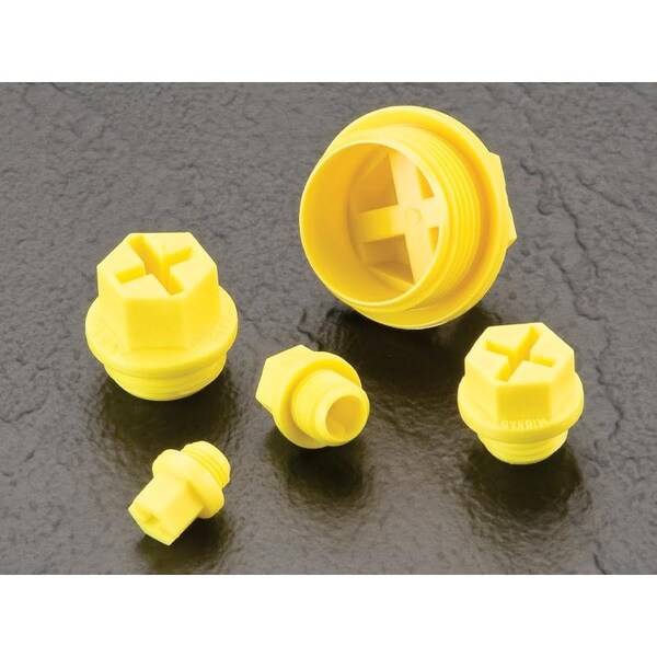 Metric Sealing Plugs, Yellow, Nylon 1200 PK