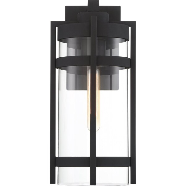 Tofino - 1-Light - Large Lantern - Textured Black Finish With Clear Glass