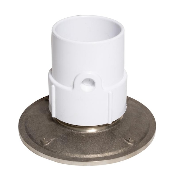 3 Or 4 Pipe Dia. PVC, Nickel Adjustable Drain, Type: Round