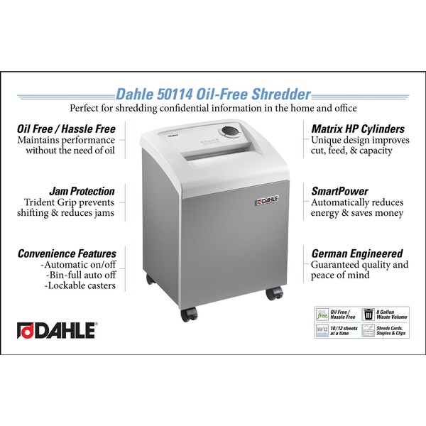 Oil-Free Paper Shredder,Security Level