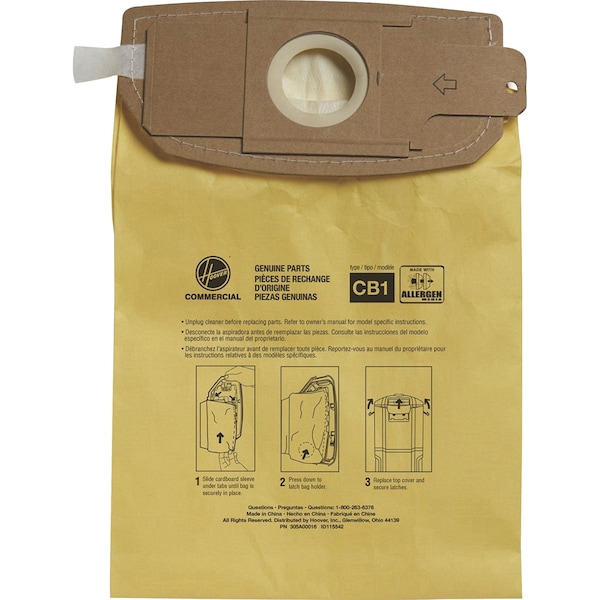 Vacuum Allergen Bag,PK10