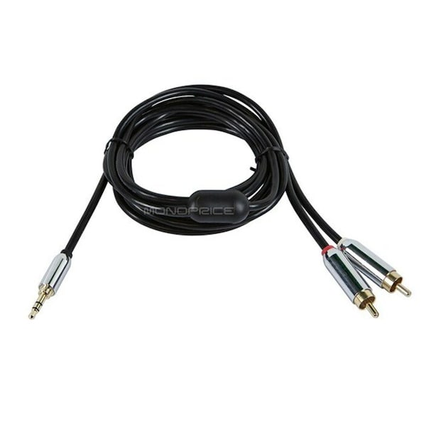 Stereo M T Rca Stereo M,10 Ft.,Black