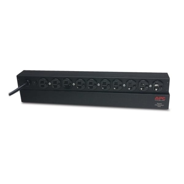 PDU,15A,10 Outlet,12 Ft,Black