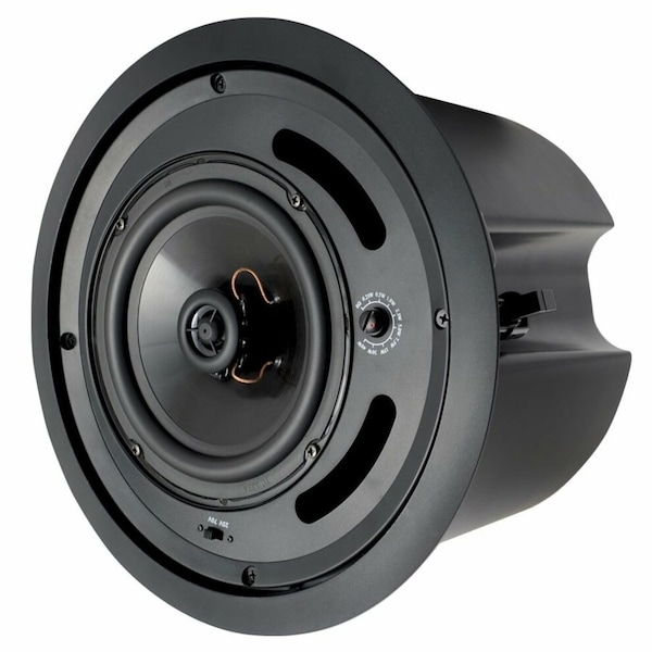 In-Ceiling Speaker,4.5 Lb.,Black,87dB