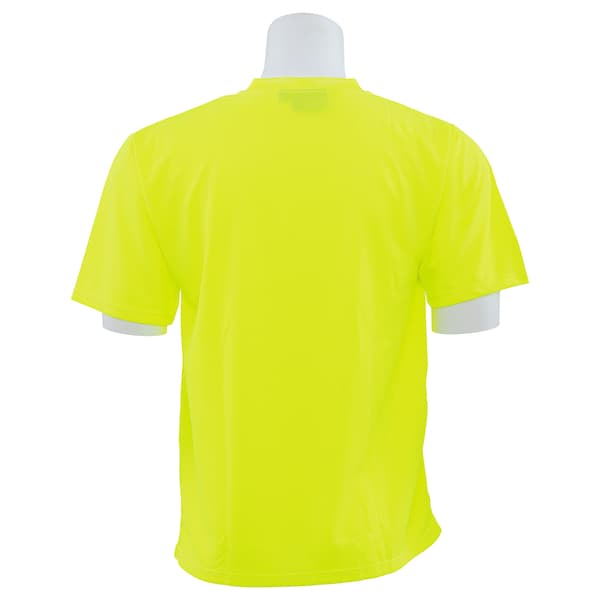 T-Shirt,Short Sleeve,Hi-Viz,Lime,3XL